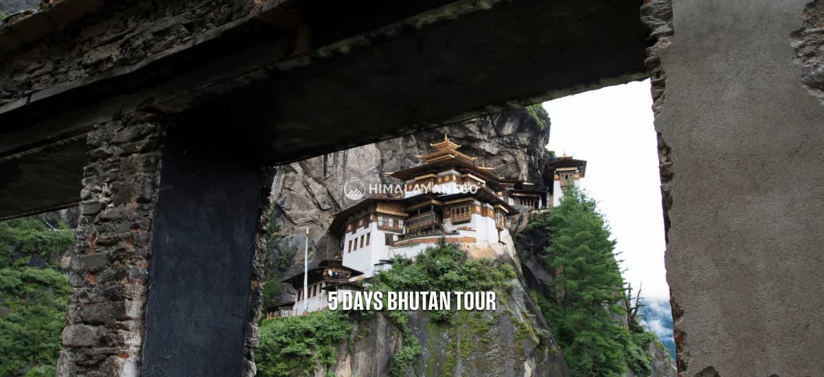 5 days Bhutan tour