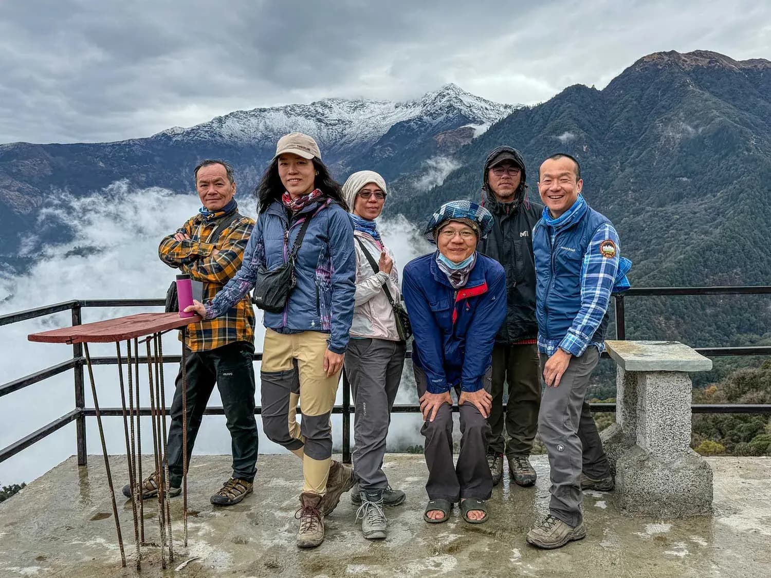 Group Trekking by Himalayan 360 During Gorepani Poon Hill Trek