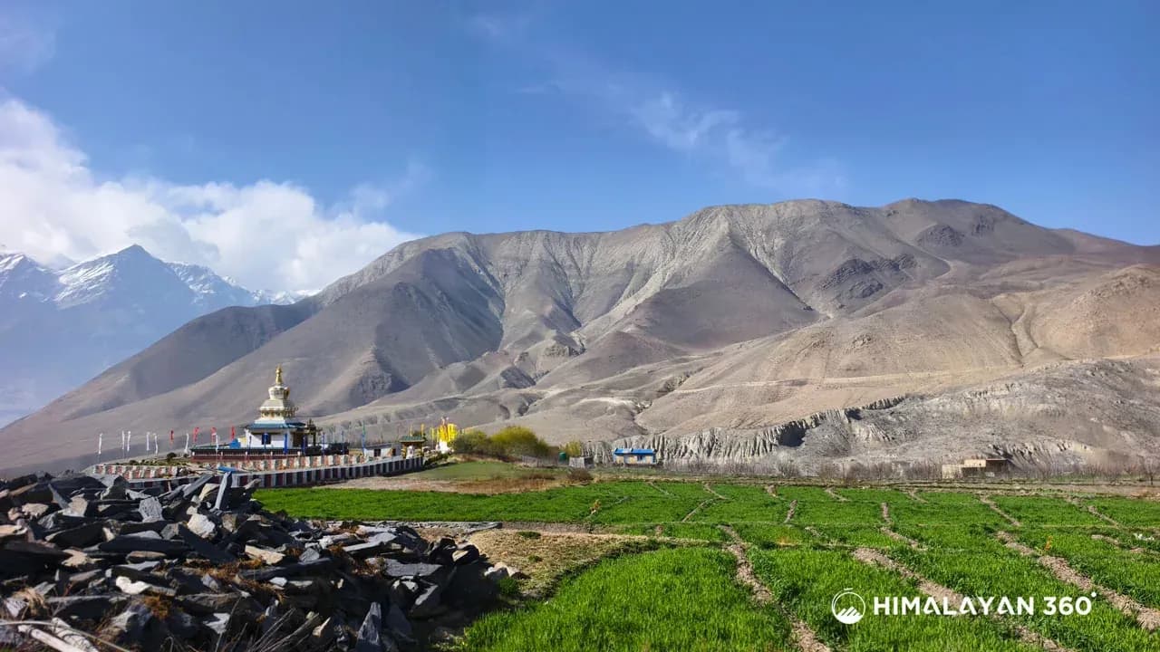 upper mustang beautiful landscape