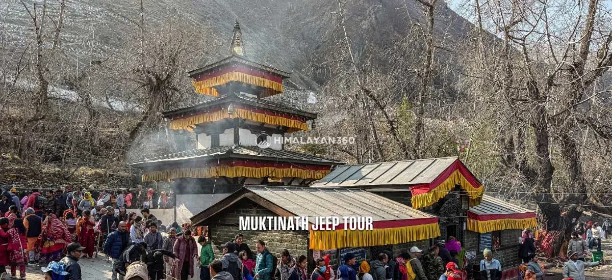 Devotees worshipping in Muktinath