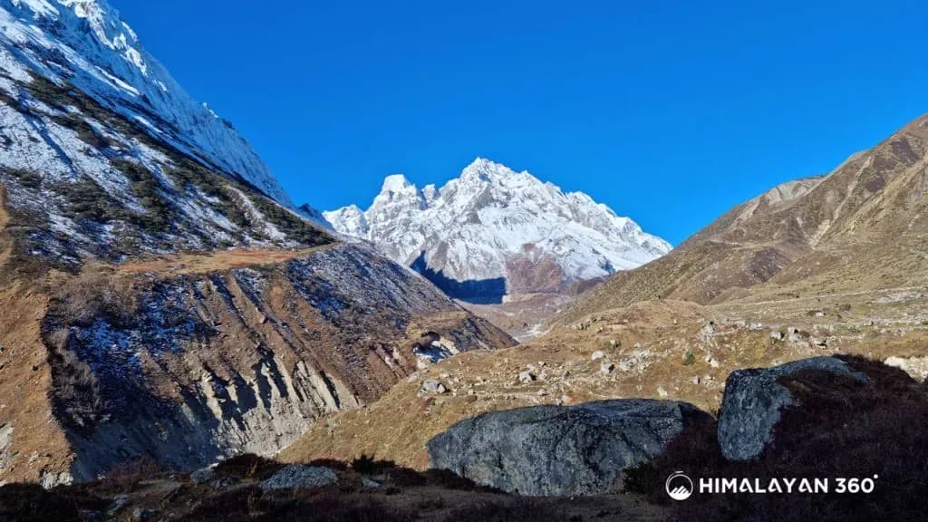 Panaromic Landscape View in Mansalu Tsum Valley