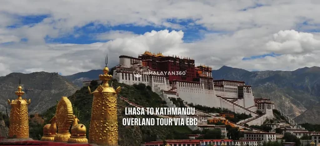 Beautiful view of Potala palace in details.