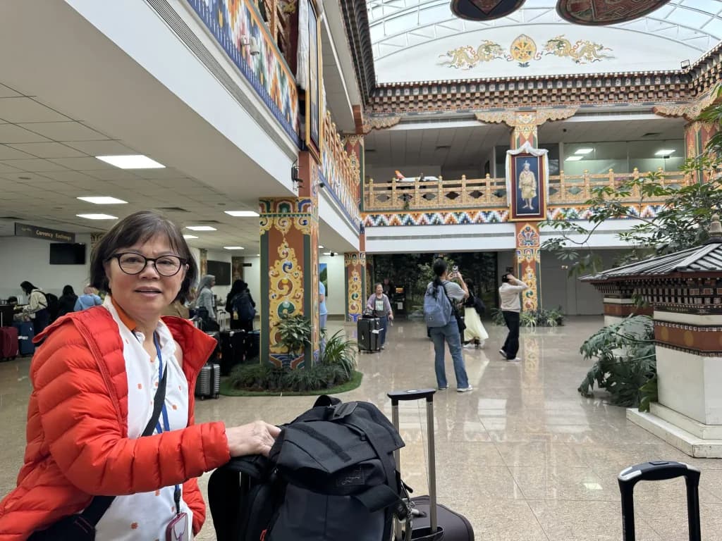 returning from bhutan paro tshechu festival