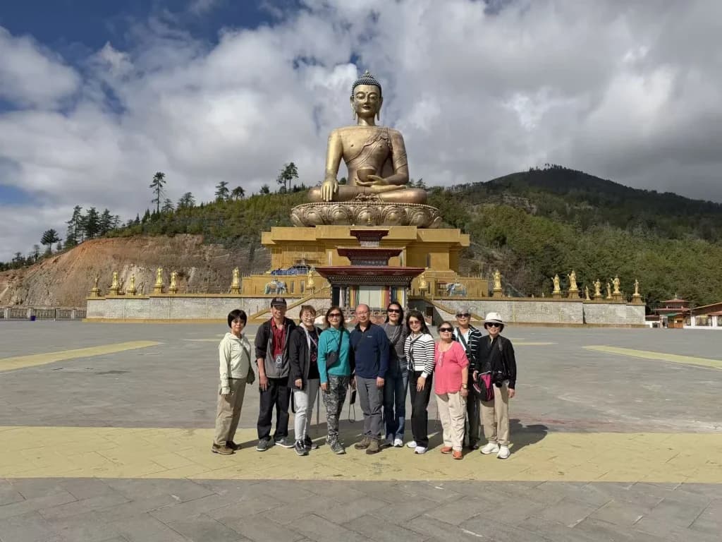 photos of buddha point of thimphu bhutan
