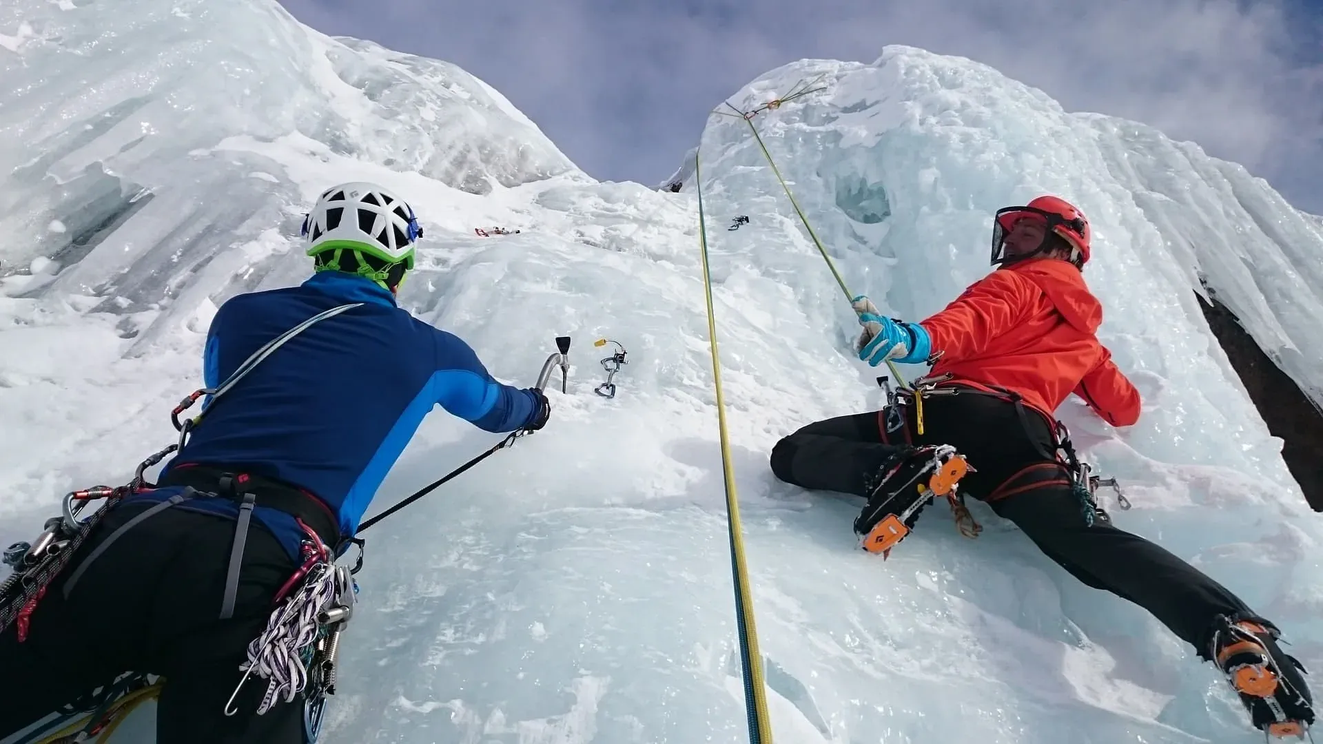Ice climbing in Nepal on an adventure trip with Himalayan 360