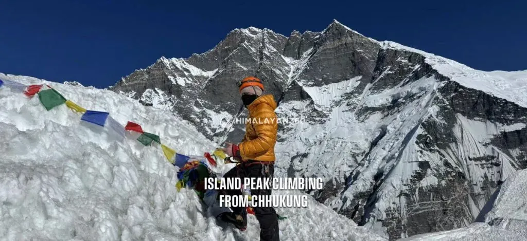 Island Peak Climbing from Chhukung
