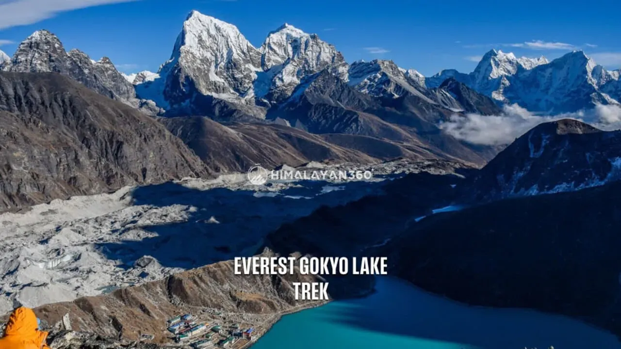 Turquoise Colored Gokyo Lake View during the Trek