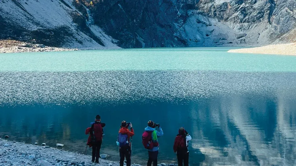 birendra tal on manaslu conservation area